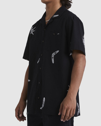 2 Otis Suns Vacay Shirt Black UBYWT00120 Billabong