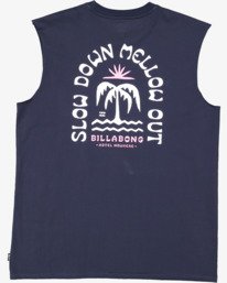 6 Heat Muscle Tank Top Blue UBYZT00180 Billabong