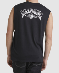 billabong, Grunge Arch - T-shirt sans manches pour Homme, BLACK (blk) Grunge Arch - Muscle T-Shirt for Men UBYZT00375