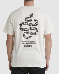 billabong, Pilpeled Snake - Camiseta para Hombre, BONE (bon) Pilpeled Snake - T-Shirt for Men UBYZT00405