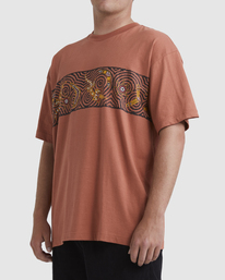 3 Otis Goanna Dreaming - T-shirt para Homem Vermelho UBYZT00418 Billabong