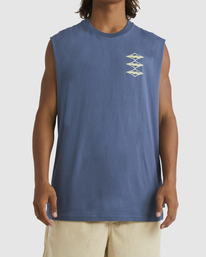 Crayon Wave - Sleeveless Muscle T-Shirt for Men  UBYZT00522