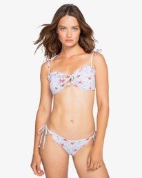 0 On The Path Tropic - Mutandina bikini con nodo laterale da Donna Bianco W3SB14BIP1 Billabong