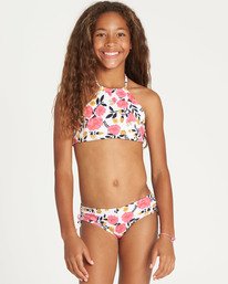 black little girl in bathing suit