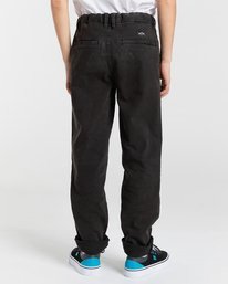 3 73 - Chino pour Garçon 8 - 14 Noir Z2PT11BIF1 Billabong