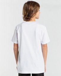 1 Double Head - T- shirt voor Jongens 8 - 14 White Z2SS20BIF1 Billabong