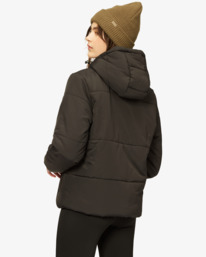 2 Transport Puffer 3 - Wasserabweisende Jacke für Frauen Schwarz Z3JK40BIF1 Billabong