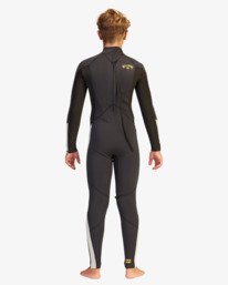 3 403 Absolute  - Wetsuit met een Achterrits voor Jongens 8 - 14 Black Z44B12BIF1 Billabong