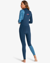 1 4/3mm Synergy  - Traje de Surf con Cremallera en el Pecho para Mujer Azul Z44G14BIF1 Billabong