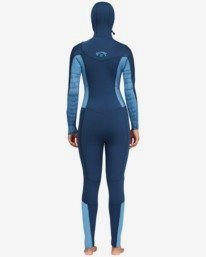 5/4mm Synergy - Hooded Chest Zip Wetsuit for Women