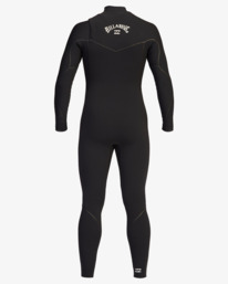 billabong, 5/4mm Furnace 2021 - Neoprenanzug mit Reißverschluss auf der Brust für Männer, BLACK (0019) 5/4mm Furnace 2021 - Chest Zip Wetsuit for Men Z45M10BIF1
