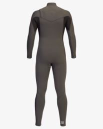 billabong, 5/4mm Revolution 2021 - Neoprenanzug mit Reißverschluss auf der Brust für Männer, GRAPHITE (0579) 5/4mm Revolution 2021 - Chest Zip Wetsuit for Men Z45M14BIF1