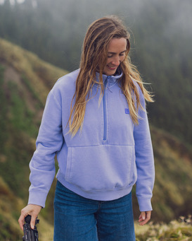 Stay On The Path - Half-Zip Sweatshirt for Women  ABJFT00418