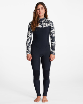 4/3mm Salty Dayz 2022 - Chest Zip Wetsuit for Women  ABJW100122