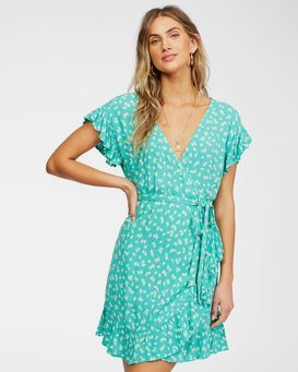 Wrap And Roll Woven Dress | Billabong