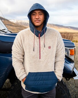 billabong half zip hoodie