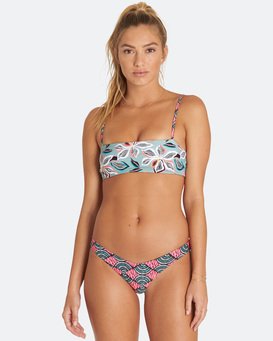 Surf Beat Strappy Tank Bikini Top  J3ST04BIS8