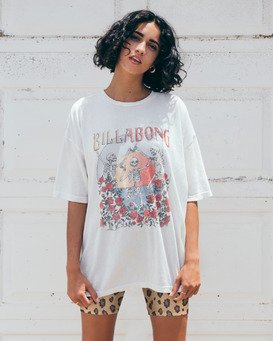 billabong skeleton tee