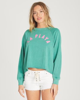 billabong green sweatshirt