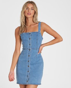 billabong denim dresses