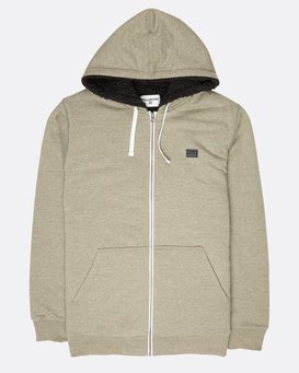 sherpa zip sweatshirt