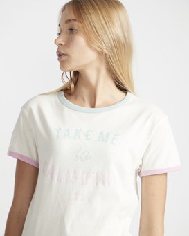 Ringer Retro Look T-Shirt  L3SS06BIF8