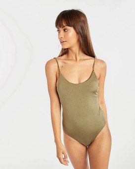 Sol Searcher Lace Up One Piece Swim  N3SW02BIP9