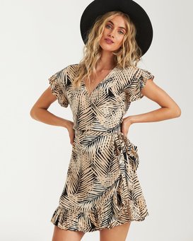 billabong wrap and roll dress