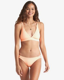 Under The Sun Hi Tri - Rib Knit Triangle Bikini Top for Women  S3ST33BIP0