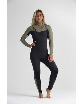 3/2mm Salty Dayz - Chest Zip Wetsuit for Women  S43G51BIP0