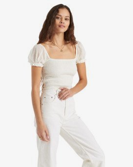 Crystal Tides Honeysuckle - Crop Top for Women  U3TP43BIMU