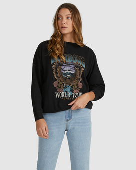 billabong black sweatshirt