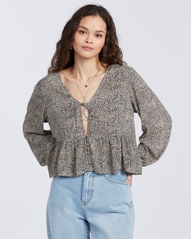 After Dark - Long Sleeve Blouse for Women  V3TP08BIW0