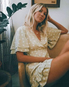 Salty Blonde In Bloom - Mini Dress for Women  W3DR34BIP1