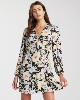 Lotta Love - Mini Wrap Dress for Women  W3DR36BIP1