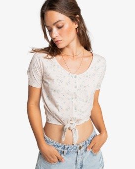 Girly - Short Sleeve Knit Top for Women  W3KT16BIP1