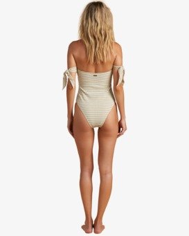 Salty Blonde Meet Your Matcha - Recycled One-Piece Swimsuit for Women  W3SW19BIP1