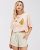 Road Trippin - Elasticated Shorts for Women  ABJNS00100