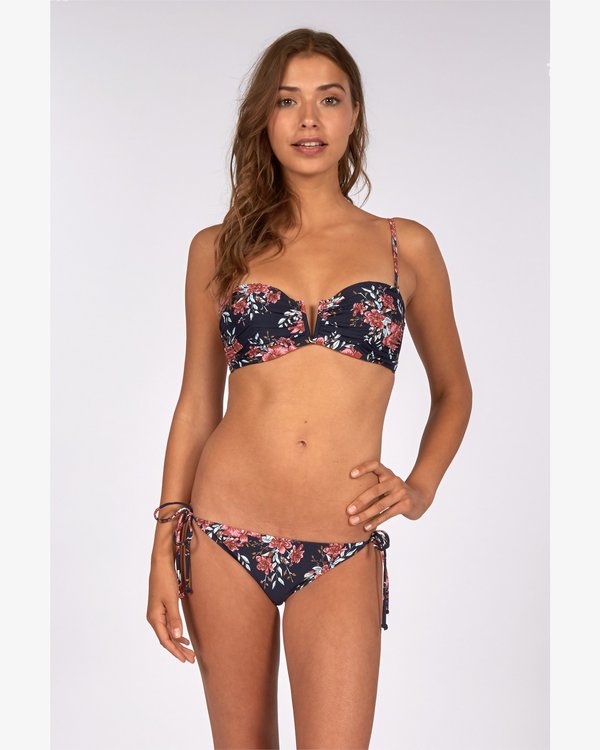 0 Let It Bloom Bustier Bikini Top Blue H3ST14BIP8 Billabong