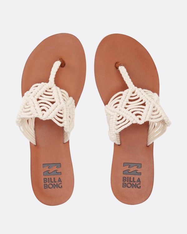 billabong white sandals
