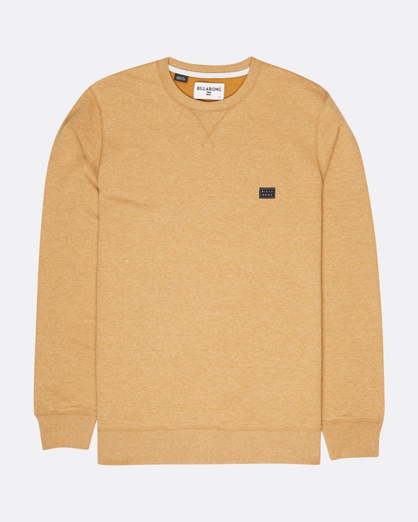 0 All Day Crew Sweatshirt Yellow L1FL01BIF8 Billabong