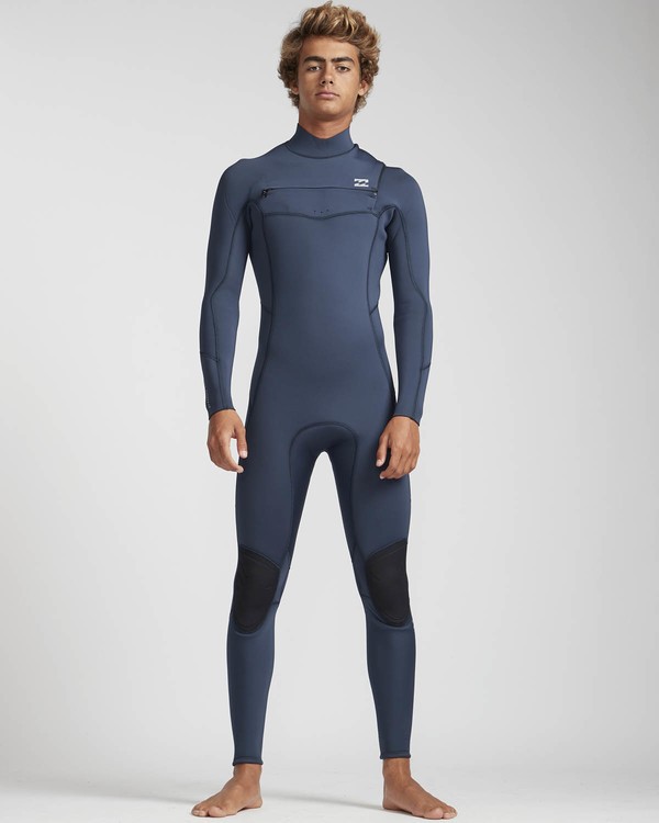 0 3/2 Furnace Absolute Chest Zip Gbs Wetsuit Gray L43M09BIF8 Billabong