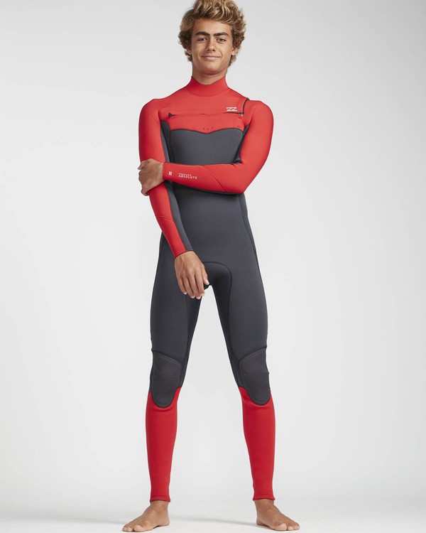 0 3/2 Furnace Absolute Chest Zip Gbs Wetsuit Red L43M09BIF8 Billabong