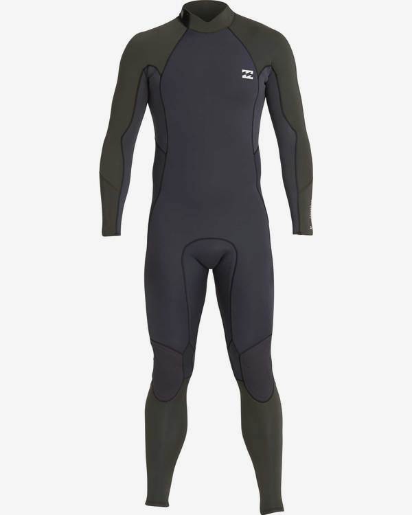 0 3/2 Furnace Absolute Back Zip Gbs Wetsuit Green L43M10BIF8 Billabong