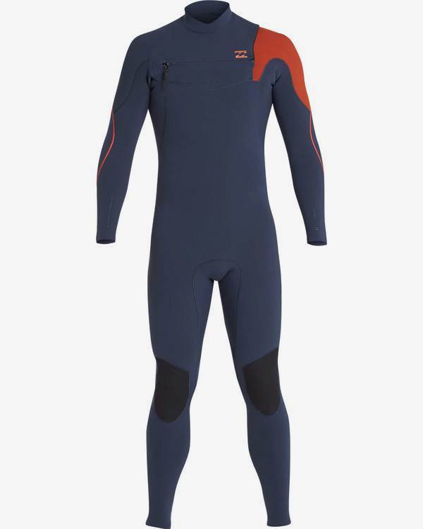 0 3/2 Furnace Carbon Chest Zip Gbs Wetsuit Gray L43M26BIF8 Billabong