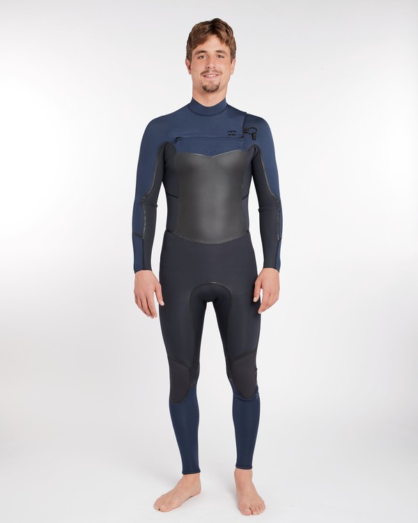 0 4/3 Furnace Absolute X Chest Zip Fullsuit Wetsuit Gray L44M07BIF8 Billabong