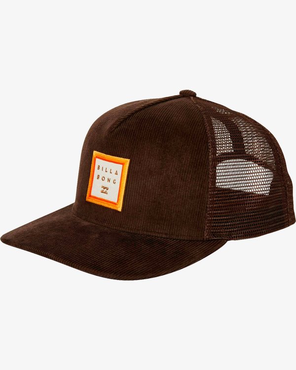 0 Stacked Trucker Hat Brown L5CT02BIF8 Billabong