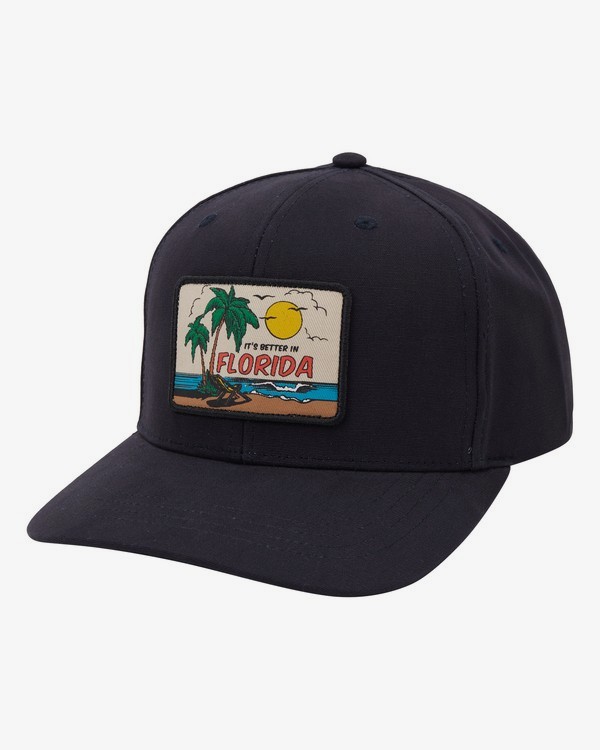 paradise p snapback cap