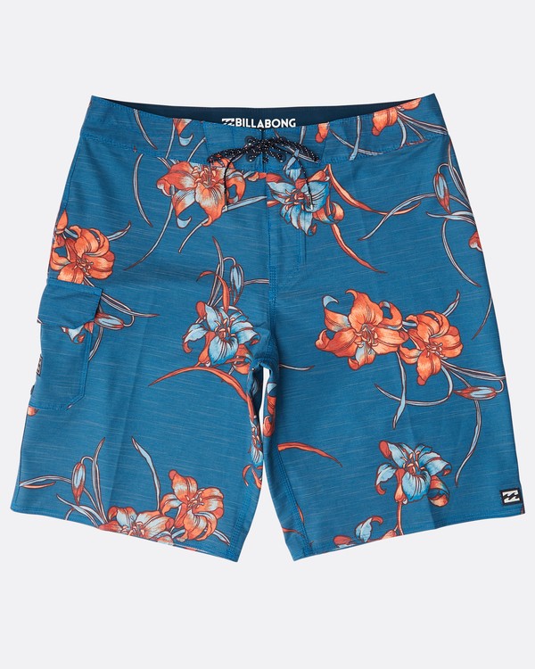 0 All Day Floral Pro 20" Boardshorts Blue N1BS17BIP9 Billabong