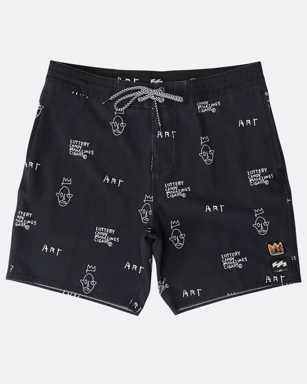 0 Cigars Lo Tides 17" Boardshorts Black N1BS43BIP9 Billabong